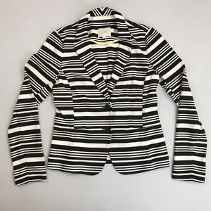 ANN TAYLOR Loft Striped Blazer